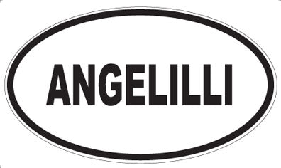 ANGELILLI - Oval Magnet