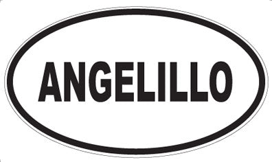 ANGELILLO - Oval Magnet