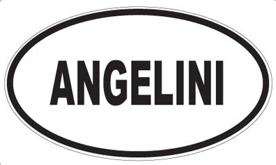 ANGELINI - Oval Sticker