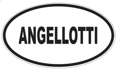 ANGELLOTTI - Oval Magnet