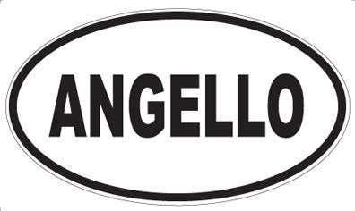 ANGELLO - Oval Magnet