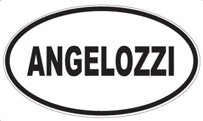 ANGELOZZI - Oval Sticker