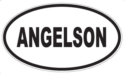 ANGELSON - Oval Magnet