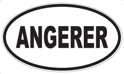 ANGERER - Oval Sticker