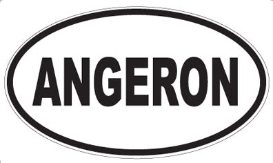 ANGERON - Oval Magnet