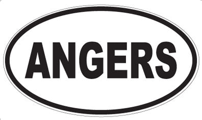 ANGERS - Oval Magnet