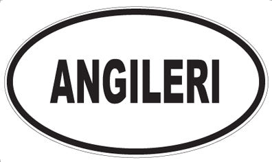 ANGILERI - Oval Magnet