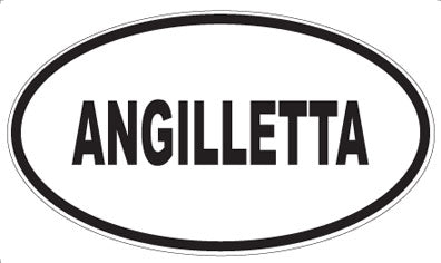 ANGILLETTA - Oval Magnet