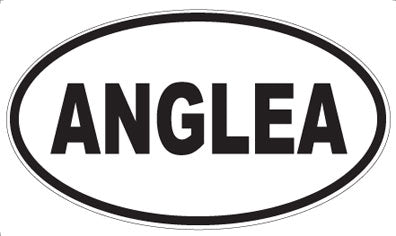 ANGLEA - Oval Sticker