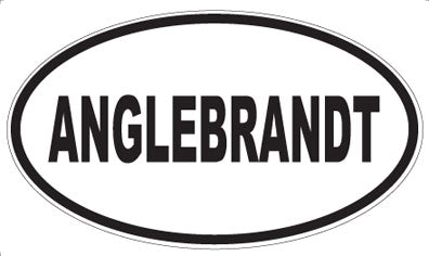 ANGLEBRANDT - Oval Magnet