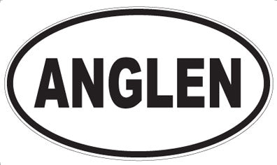 ANGLEN - Oval Sticker