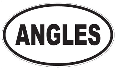 ANGLES - Oval Magnet