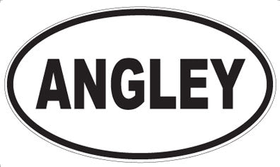 ANGLEY - Oval Magnet
