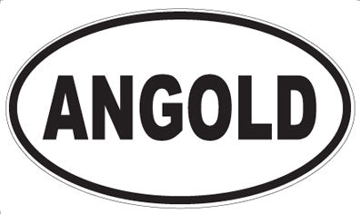 ANGOLD - Oval Sticker
