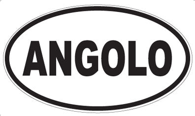 ANGOLO - Oval Sticker