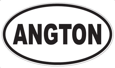 ANGTON - Oval Sticker