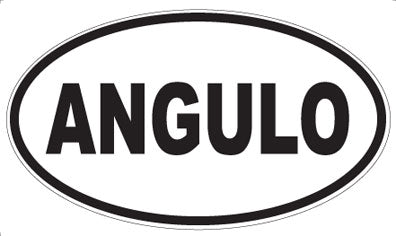 ANGULO - Oval Magnet