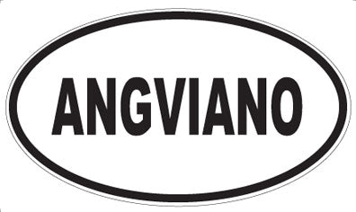 ANGVIANO - Oval Magnet