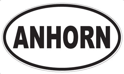 ANHORN - Oval Sticker