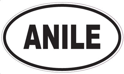 ANILE - Oval Sticker