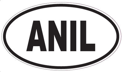 ANIL - Oval Sticker