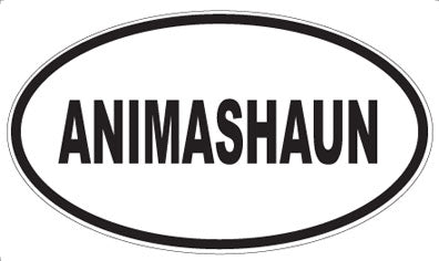 ANIMASHAUN - Oval Magnet