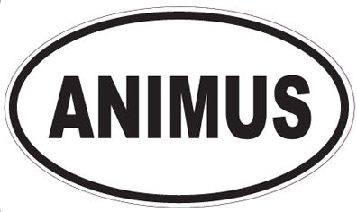 ANIMUS - Oval Sticker