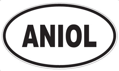 ANIOL - Oval Sticker