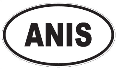 ANIS - Oval Magnet