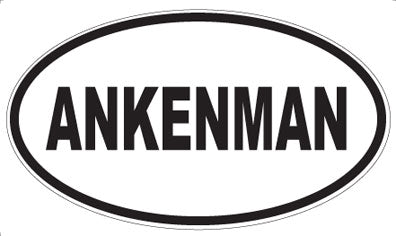 ANKENMAN - Oval Magnet