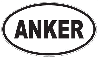ANKER - Oval Sticker