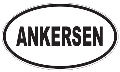 ANKERSEN - Oval Magnet