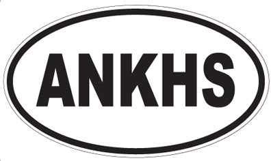 ANKHS - Oval Magnet
