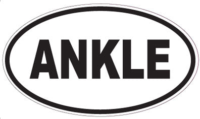 ANKLE - Oval Magnet