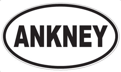 ANKNEY - Oval Sticker