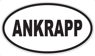 ANKRAPP - Oval Sticker