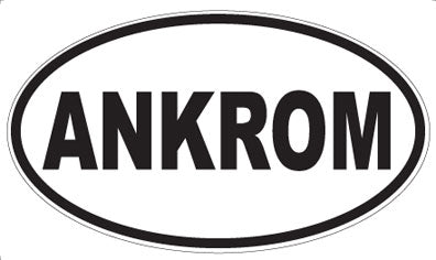 ANKROM - Oval Magnet