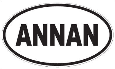 ANNAN - Oval Sticker