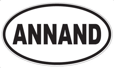 ANNAND - Oval Magnet