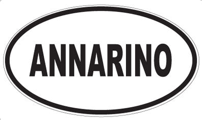 ANNARINO - Oval Sticker