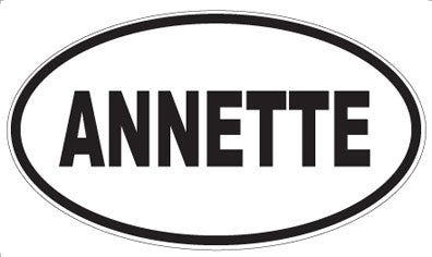 ANNETTE - Oval Magnet
