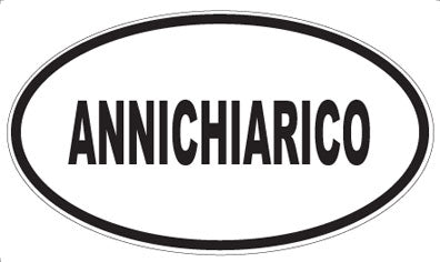 ANNICHIARICO - Oval Magnet