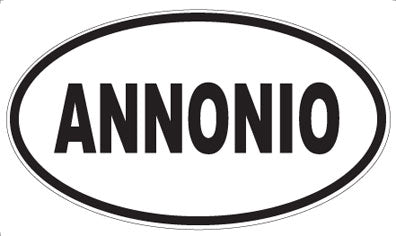 ANNONIO - Oval Magnet