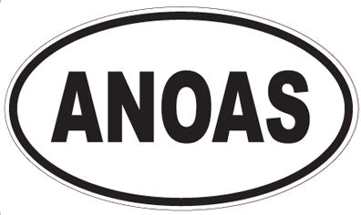 ANOAS - Oval Magnet