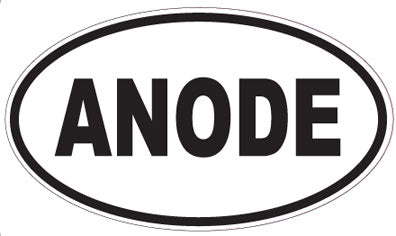 ANODE - Oval Sticker