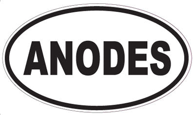 ANODES - Oval Sticker