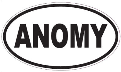 ANOMY - Oval Magnet