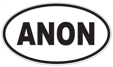 ANON - Oval Magnet