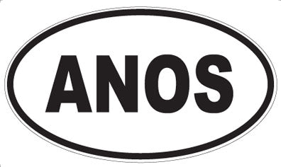 ANOS - Oval Magnet
