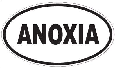 ANOXIA - Oval Sticker